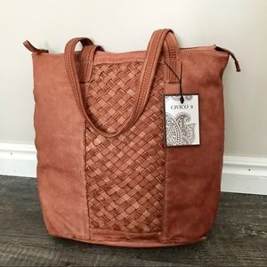 Civico 9 Leather Tote Bag